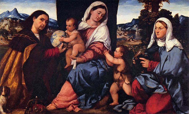 Bonifacio de Pitati Sacra Conversazione china oil painting image